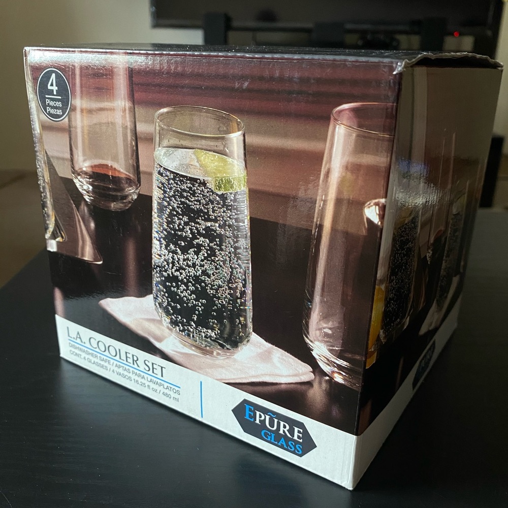4 Glass Cups